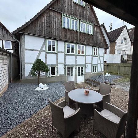 Ferienwohnung Weser 4 홀즈민덴 외부 사진