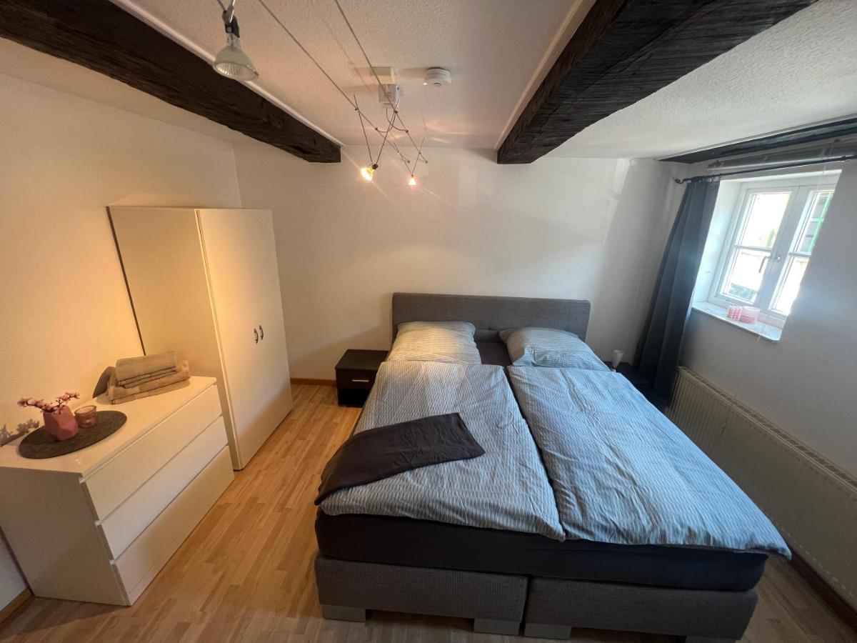 Ferienwohnung Weser 4 홀즈민덴 외부 사진